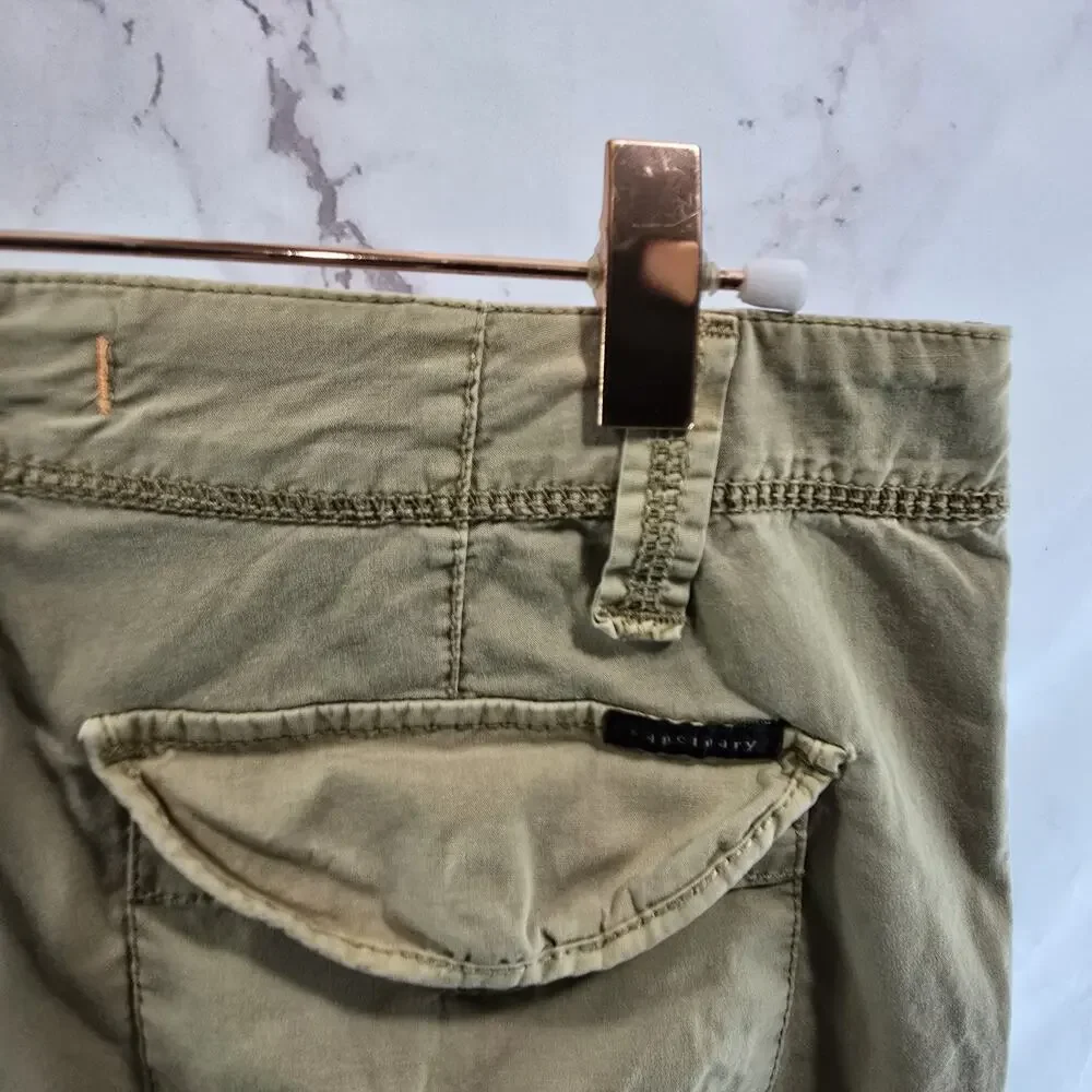 Saturday Sunday Shorts Womens 25 Low Rise Utility Safari Cuffed Convertible